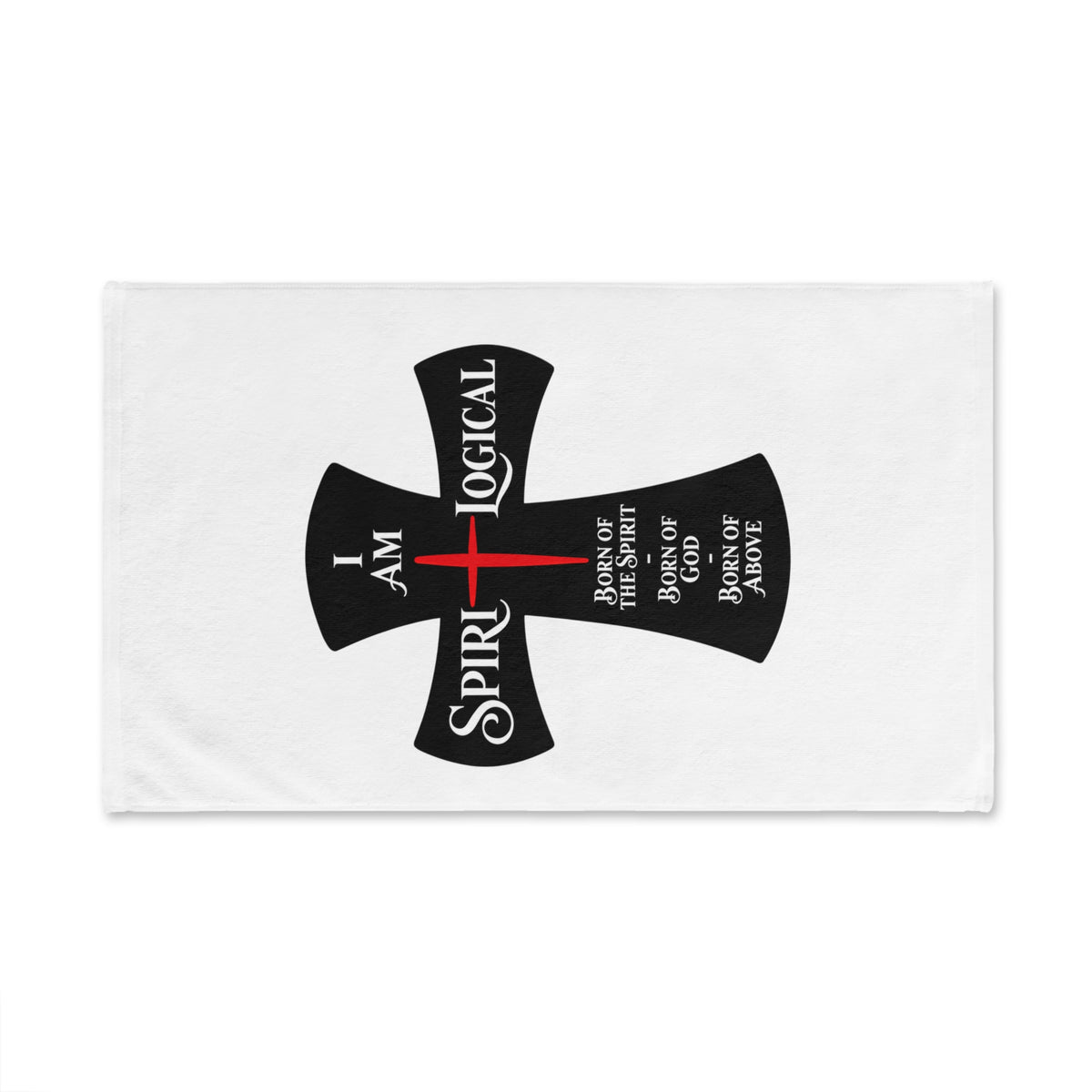 0017 Spirilogical Cross Hand Towel