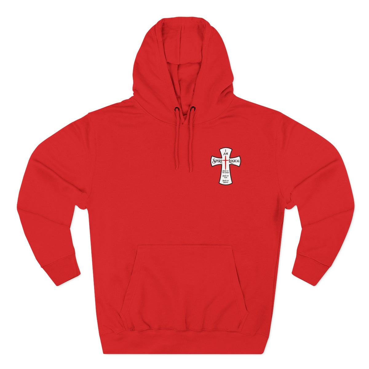 0011N Spirilogical Generic Hoodie little logo on front + big on back