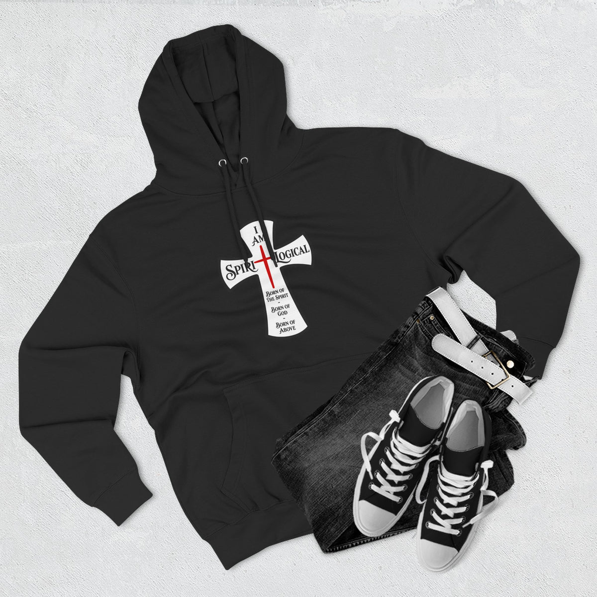 0013N Spirilogical Generic Hoodie Big logo on front + nothing on back