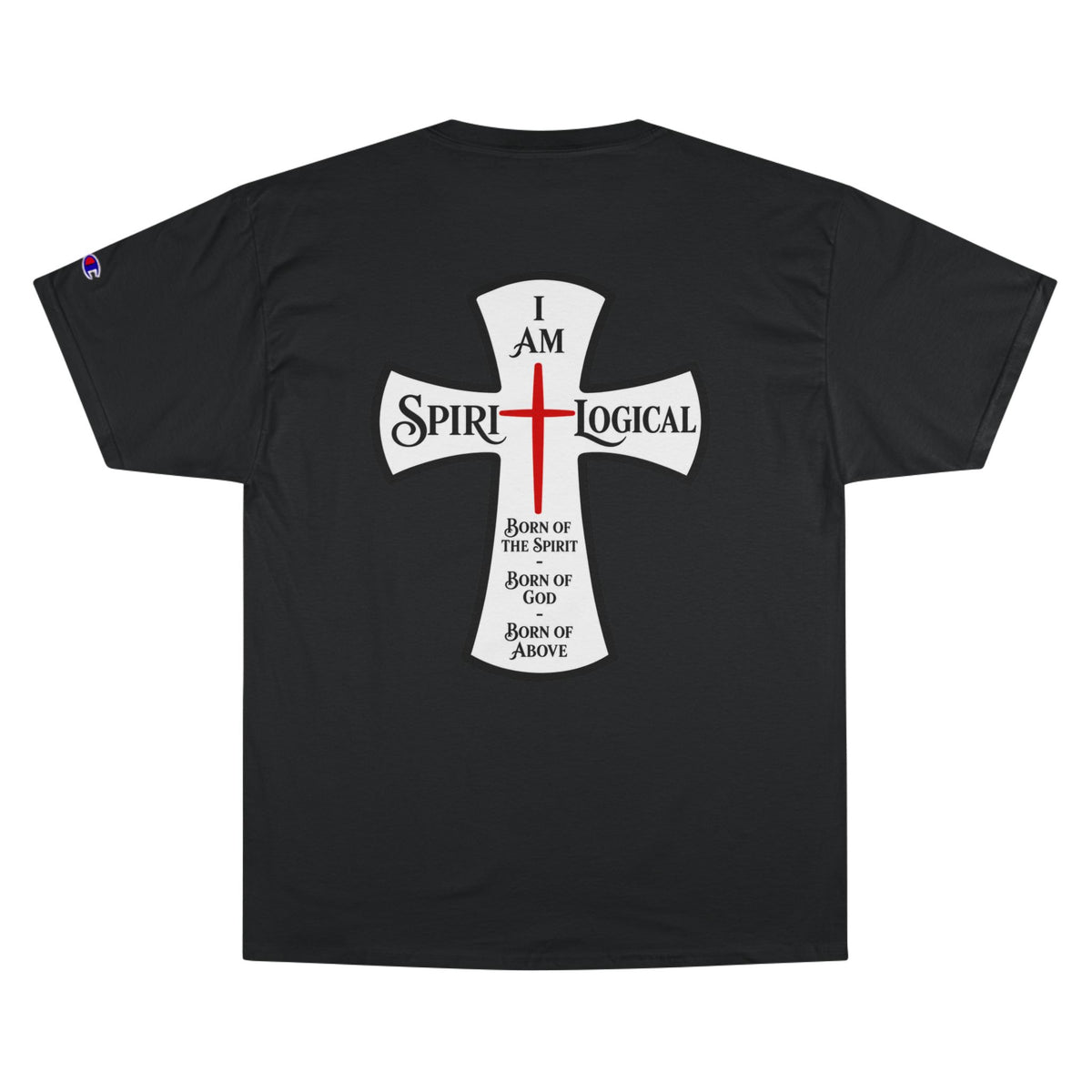 0002 t-shirt little logo on front + big logo  on back