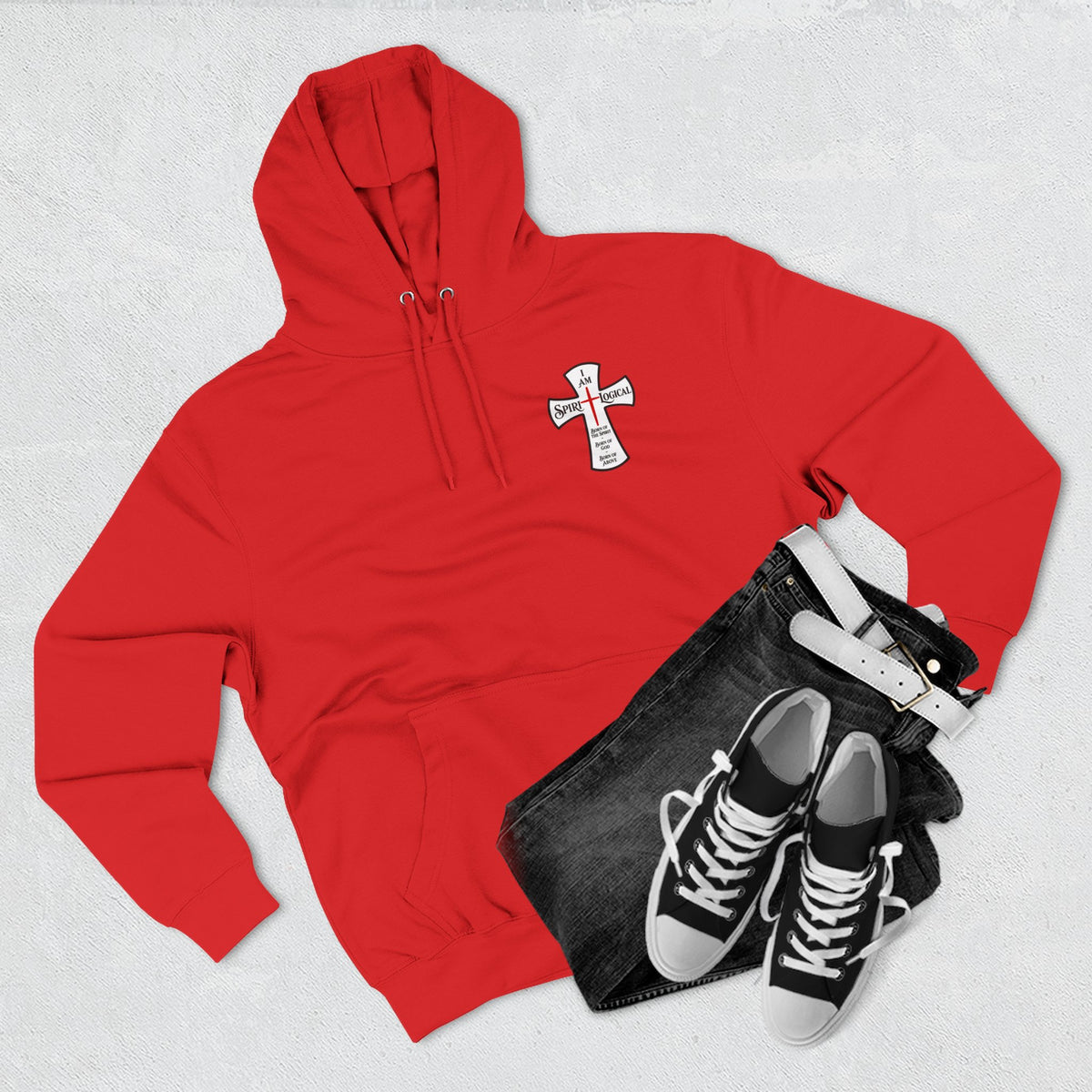 0012N Spirilogical Generic Hoodie little logo on front + nothing on back