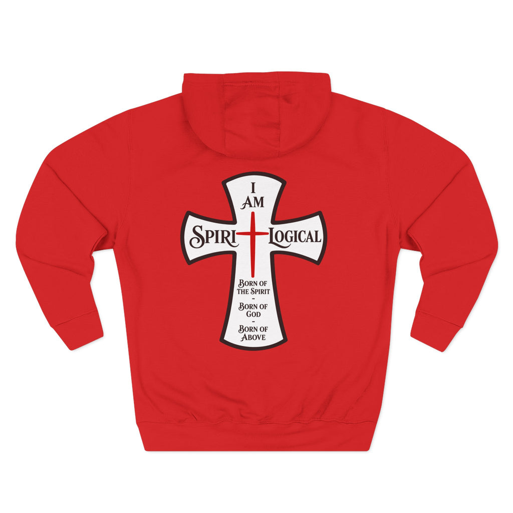 0014N Spirilogical Generic Hoodie nothing on front + big on back