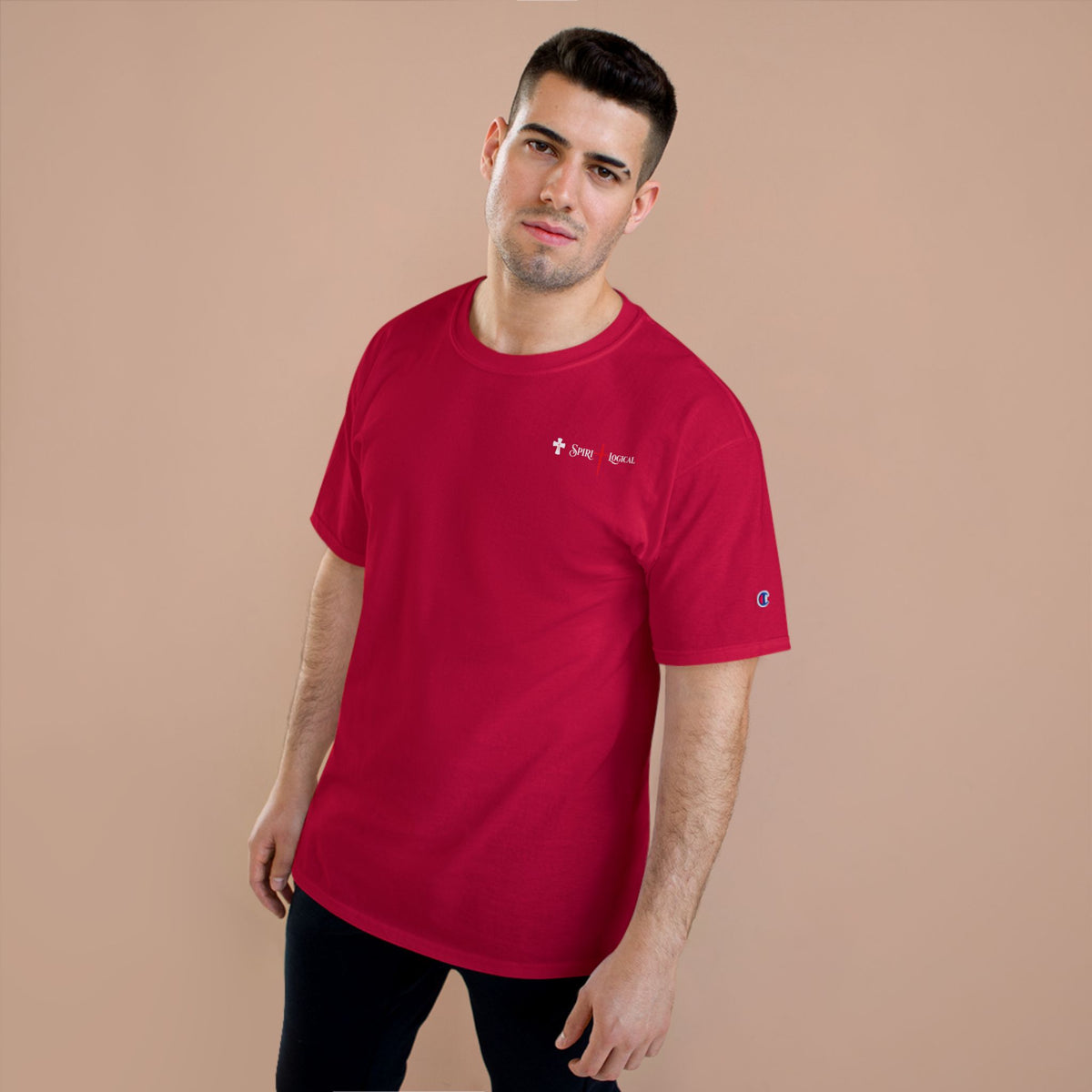0002LTL t-shirt little logo on front + big logo  on back