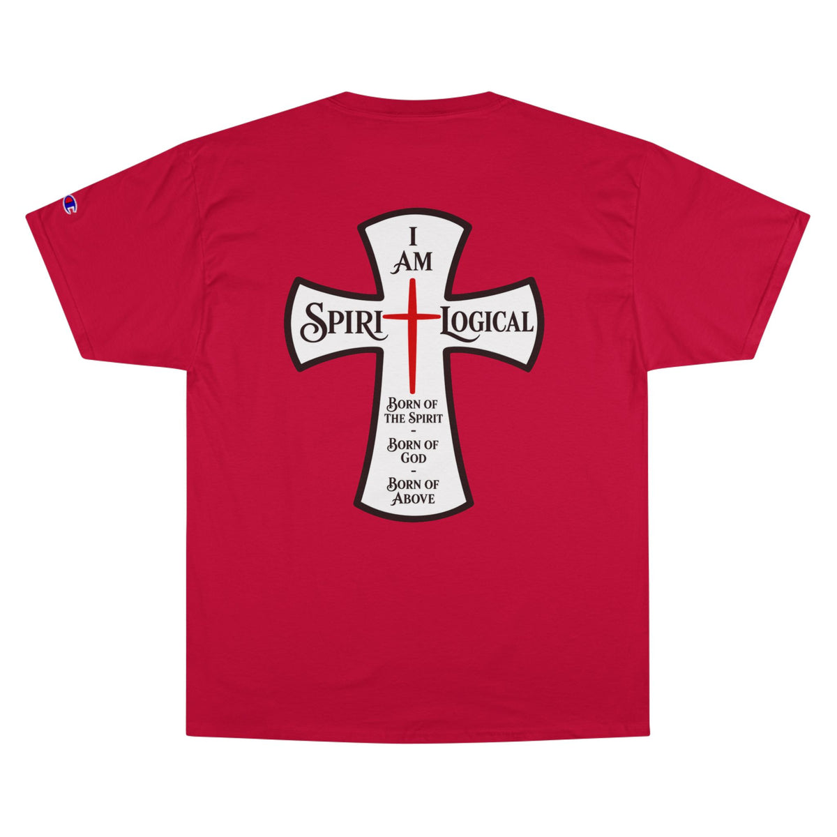0002 t-shirt little logo on front + big logo  on back