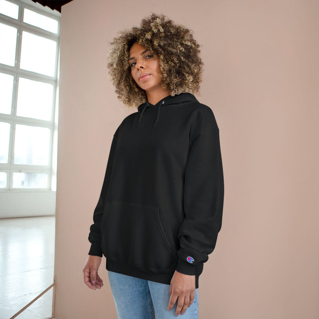0014 Spirilogical Champion Hoodie nothing on front + big on back