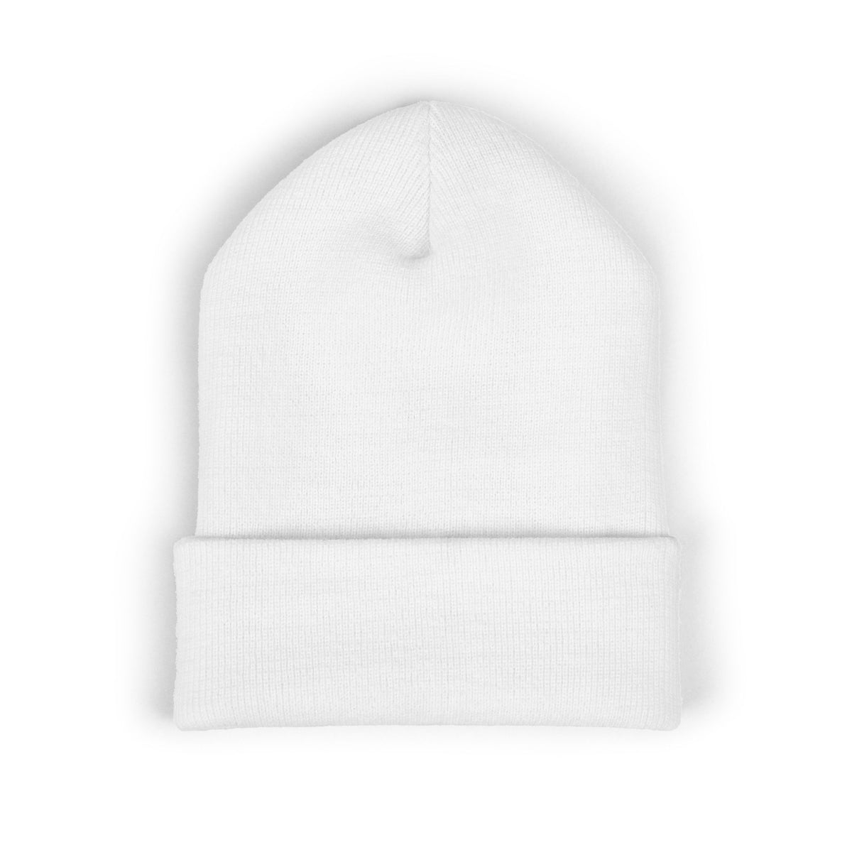 0028W Embroidered Spirilogical Cross Cuffed Beanie