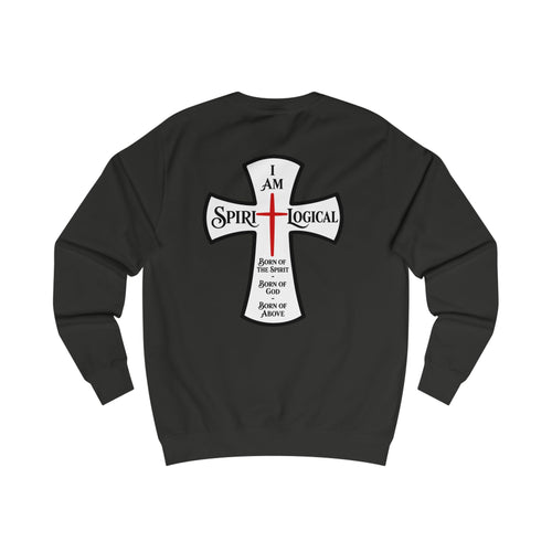 0004 sweatshirt little logo on front + big on back