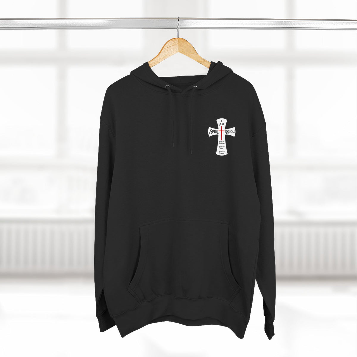 0011N Spirilogical Generic Hoodie little logo on front + big on back