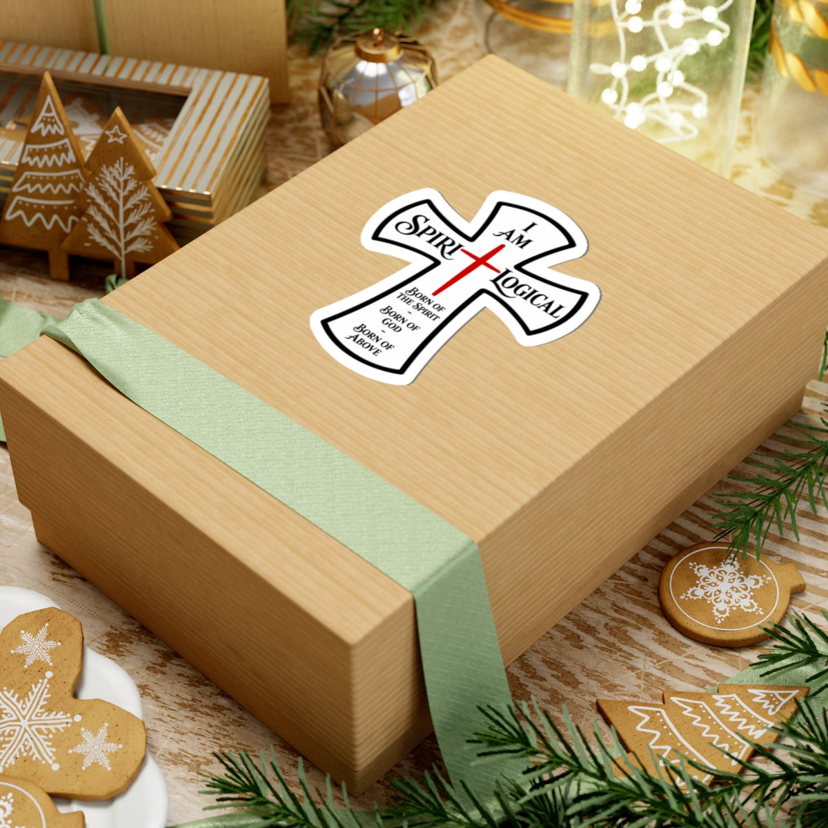 0018 Spiri-Logical Cross Kiss-Cut Sticke