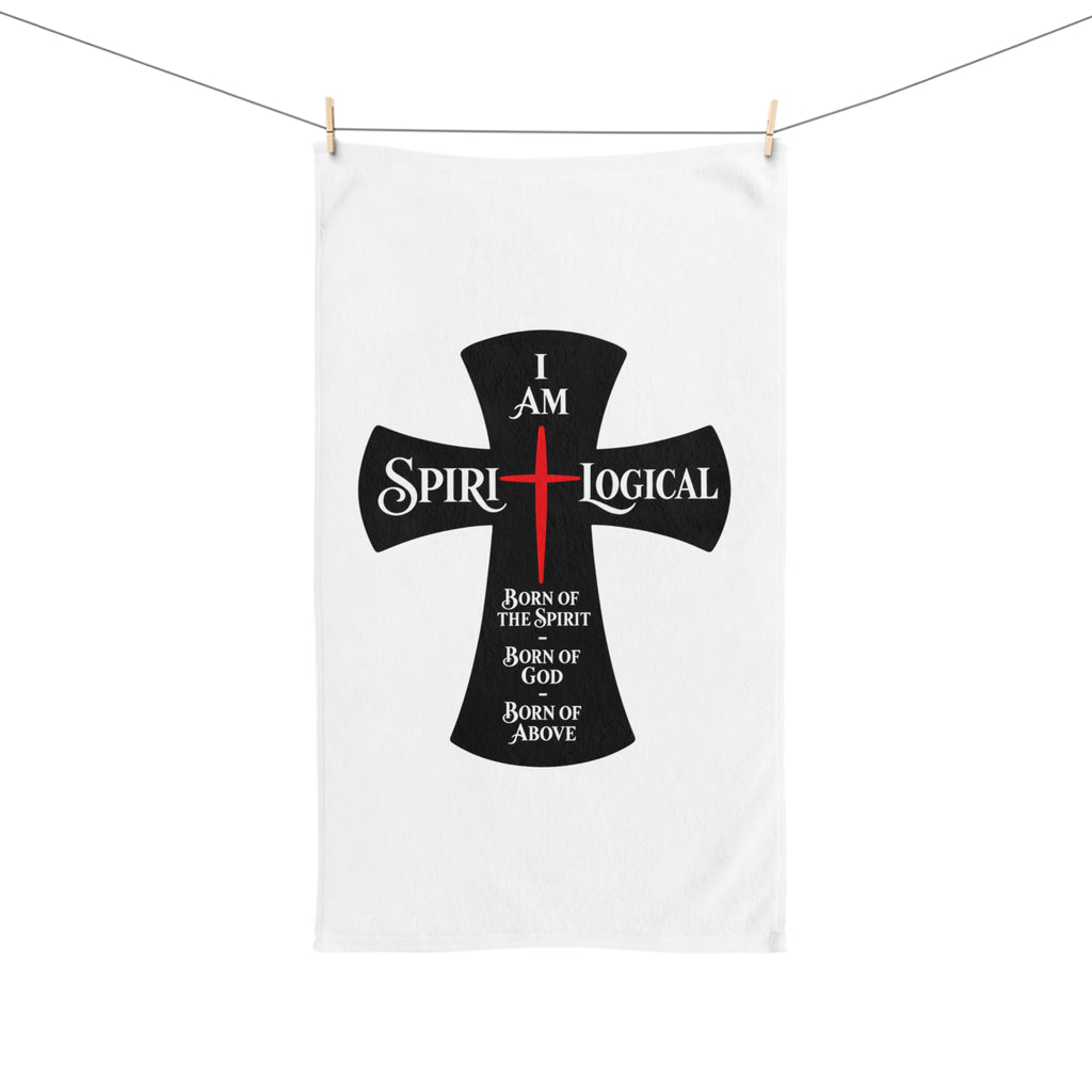 0017 Spirilogical Cross Hand Towel