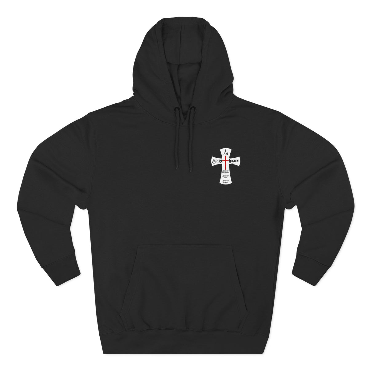 0011N Spirilogical Generic Hoodie little logo on front + big on back