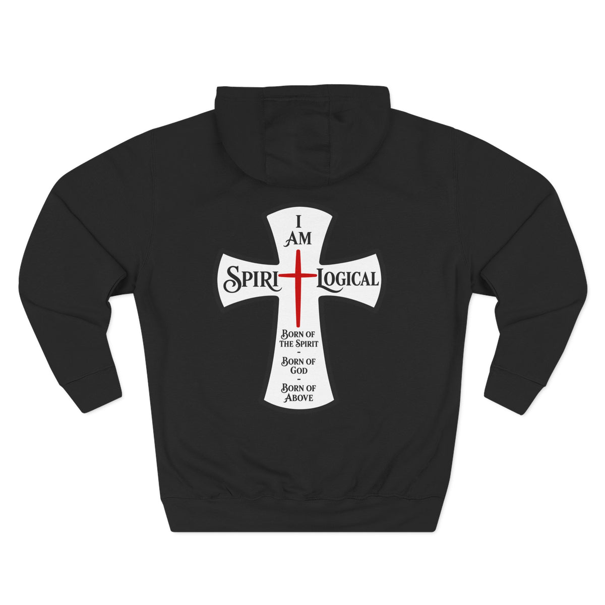 0011N Spirilogical Generic Hoodie little logo on front + big on back