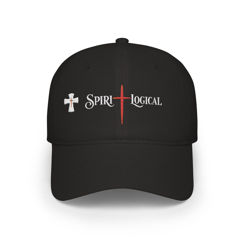 0020LTL Spirilogical Cross Red Low Profile Baseball Cap