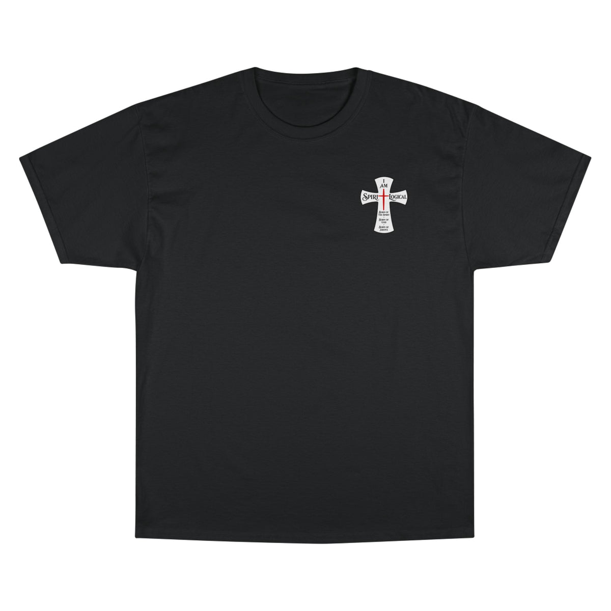 0002 t-shirt little logo on front + big logo  on back