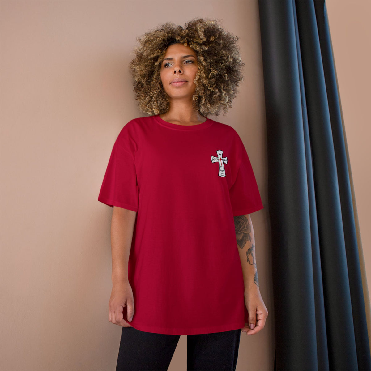 0001 t-shirt little logo on front nothing in back