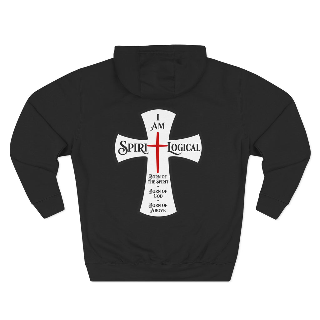 0014N Spirilogical Generic Hoodie nothing on front + big on back