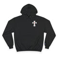 0011 Spirilogical Champion Hoodie little logo on front + big on back
