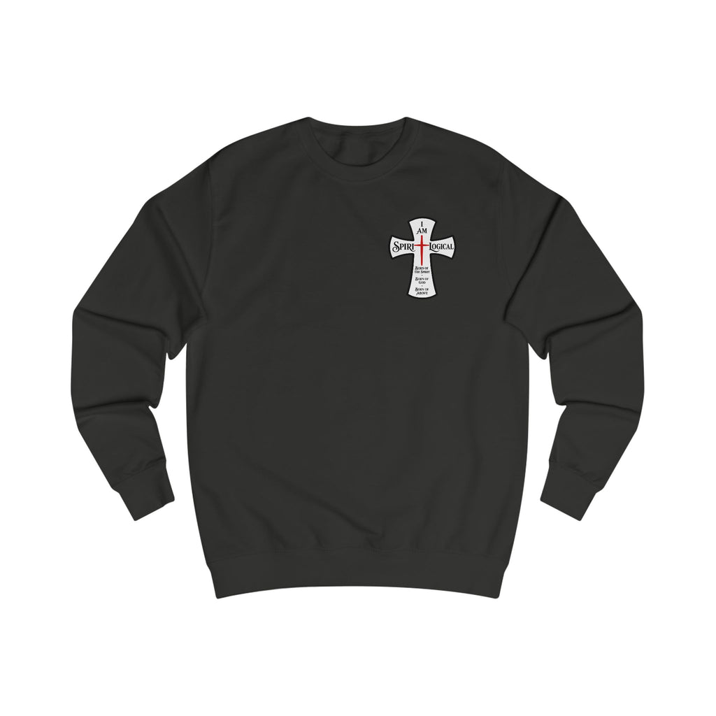 0004 sweatshirt little logo on front + big on back