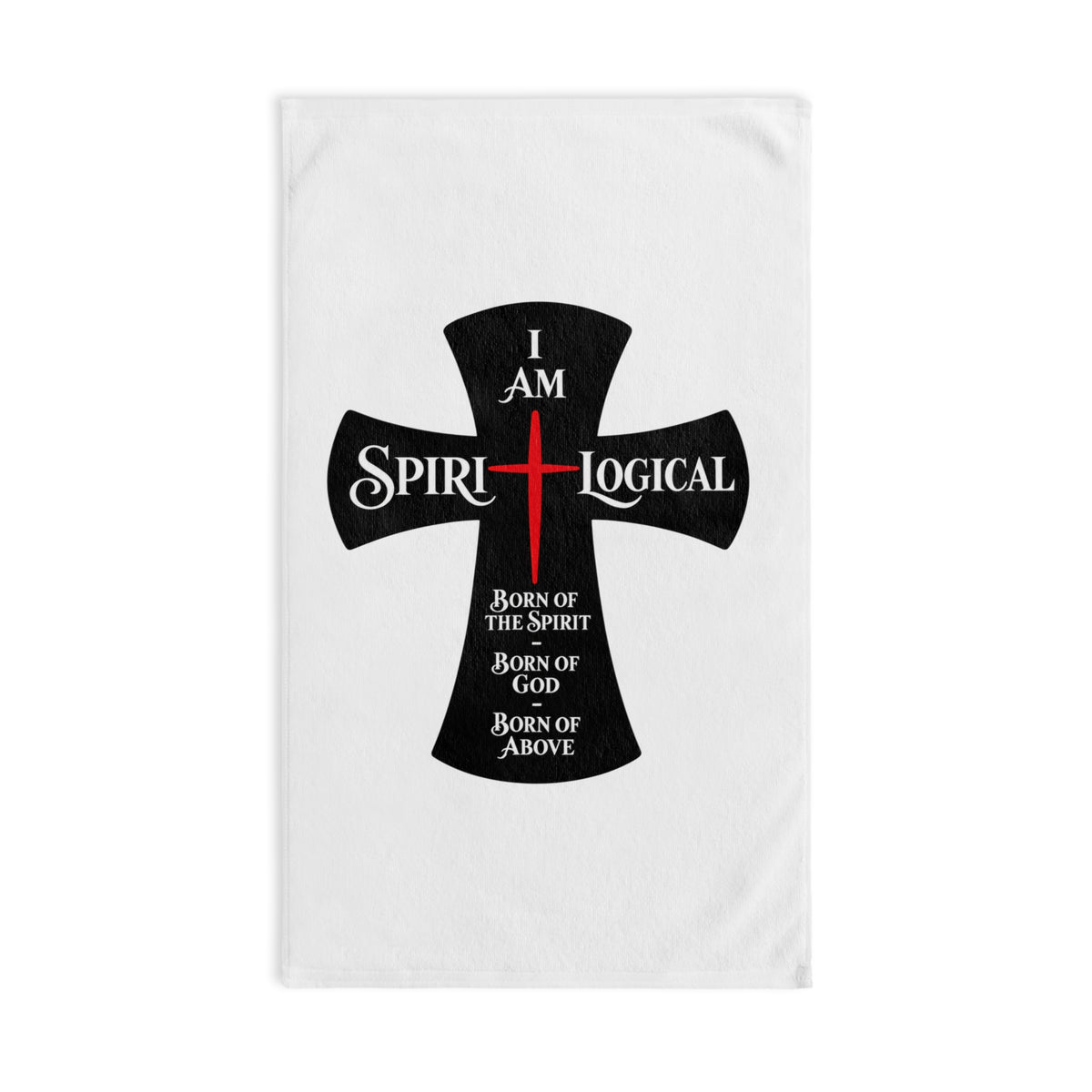 0017 Spirilogical Cross Hand Towel
