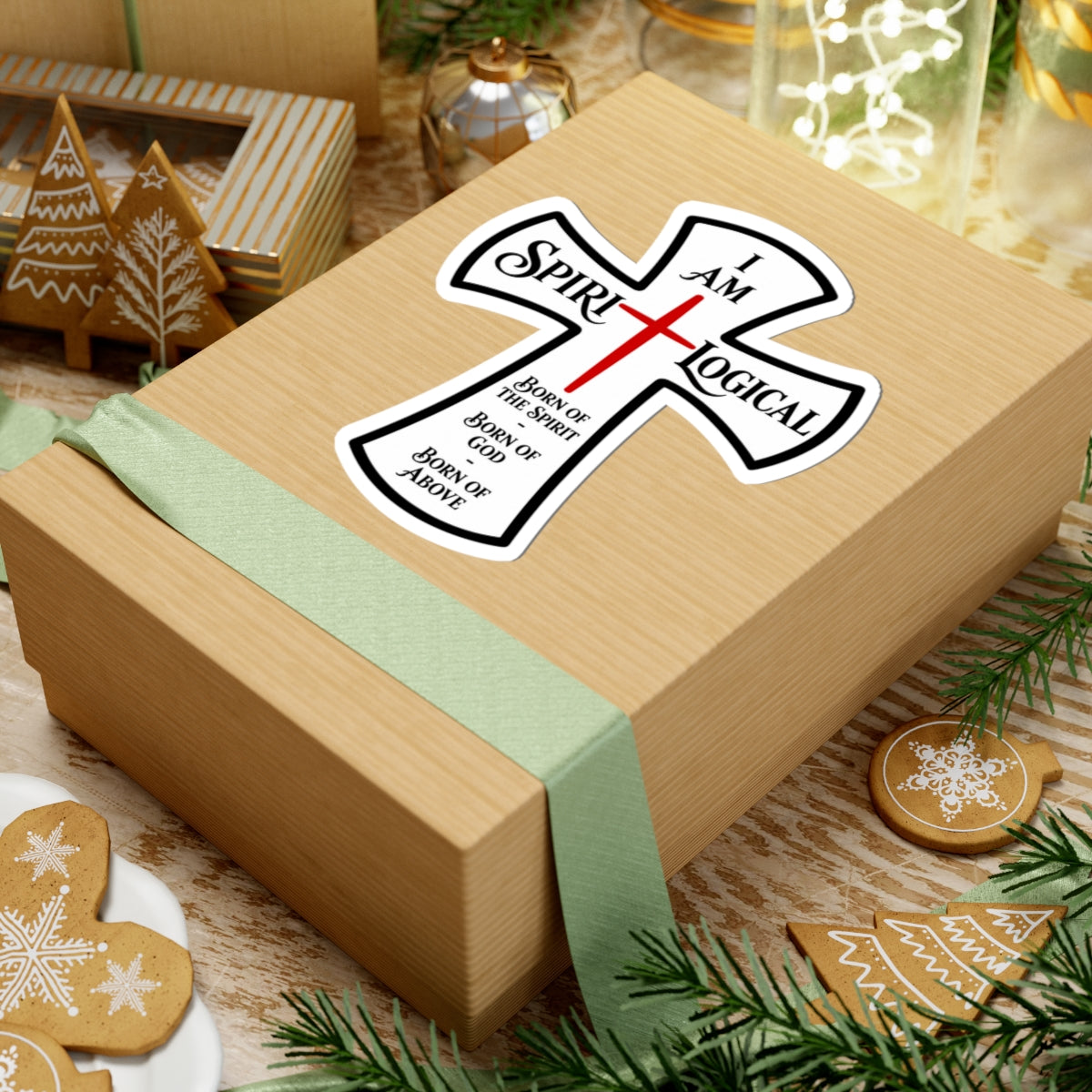 0018 Spiri-Logical Cross Kiss-Cut Sticke